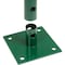Global Industrial Wave Bike Rack, Green, Flange Mount, 7-Bike Capacity 652778MGN - alternate 3